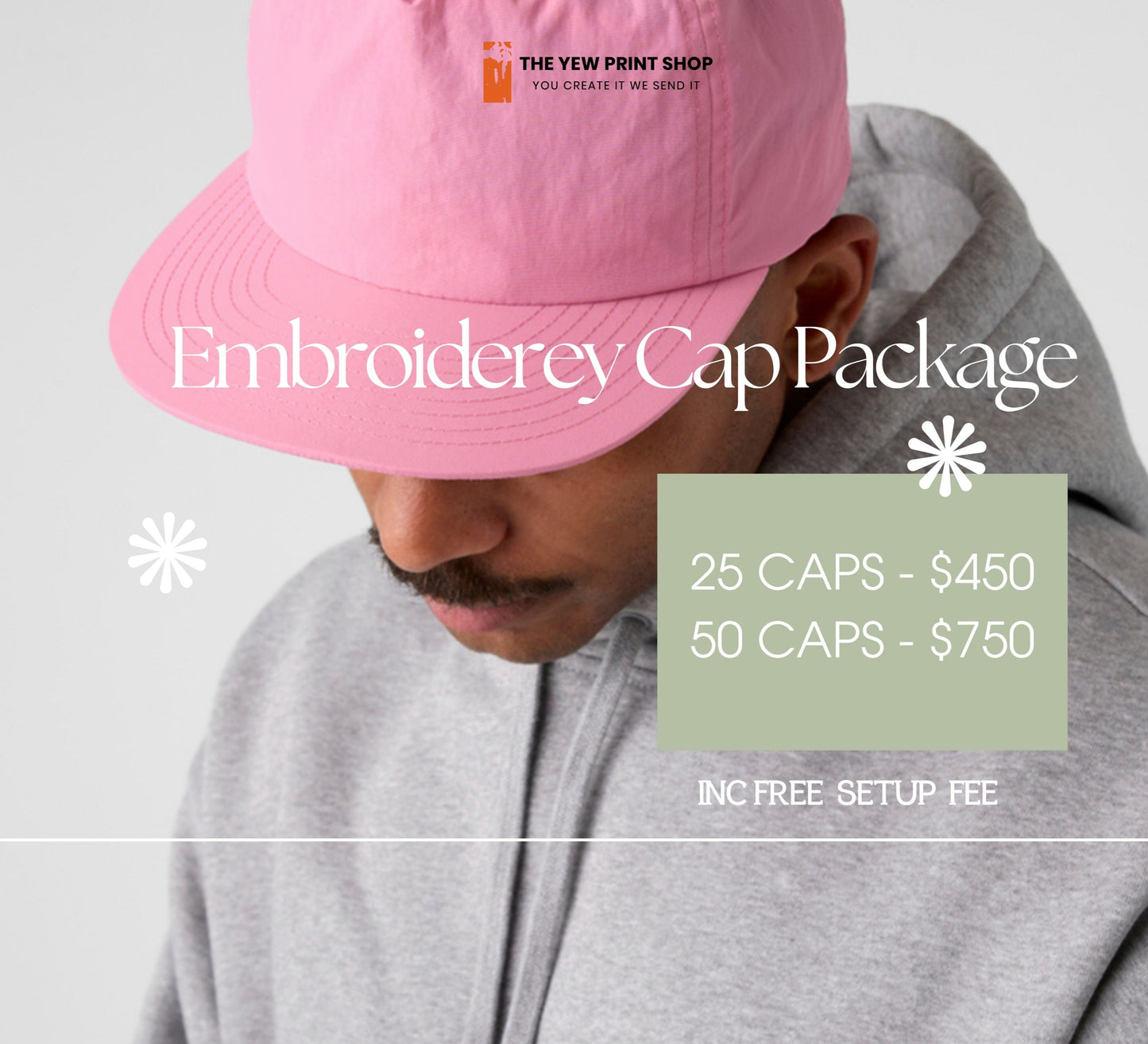 EMBROIDEREY CAP PACKAGE